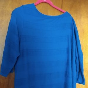 Blue lady top